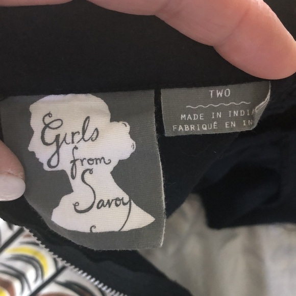 Anthropologie Girls From Savoy Strapless Midi Dress Cotton Sz 2 Special Occasion - Picture 11 of 16